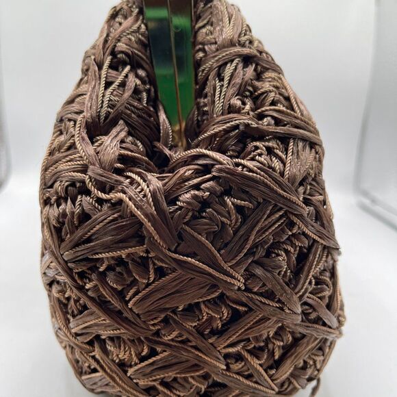RARE Vintage Marchioness Rafia Purse. - Picture 9 of 15